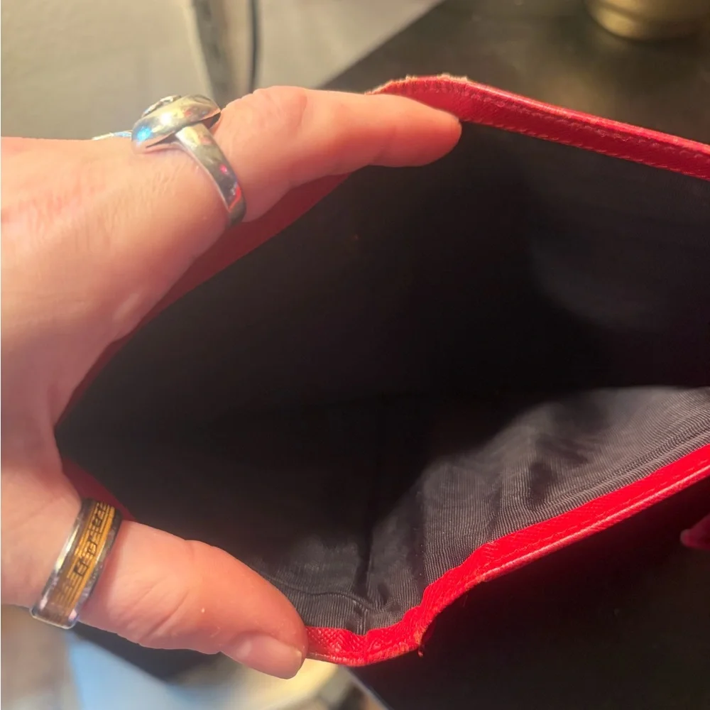 Prada Scarlet Red Leather Wallet